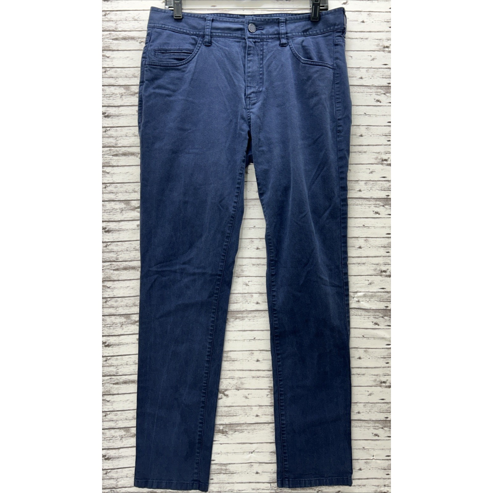 Rhone Pants Men's 33x31 Washed Blue Stretch Everyday Twill 5 Pocket Chino 101253